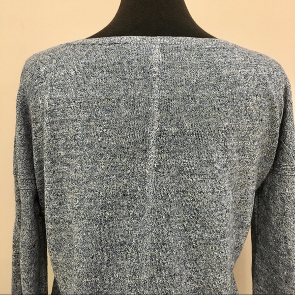 RAG & BONE Linen Blue Marled Knit Long Sleeve Sweater Women’s XS - Picture 4 of 10
